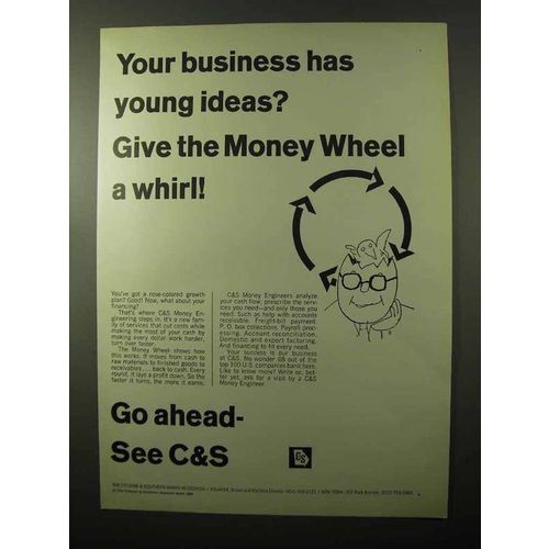 1966 C&S Citizens & Southern Banks Ad - Young Ideas