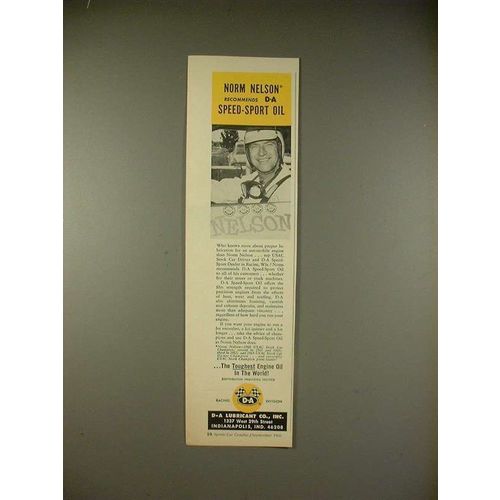 1966 D-A Speed-Sport Oil Ad w/ Norm Nelson!