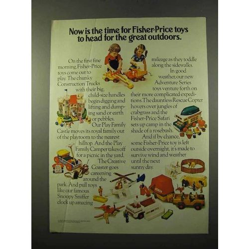 1975 Fisher-Price Toys Ad - Safari, Snoopy Sniffer