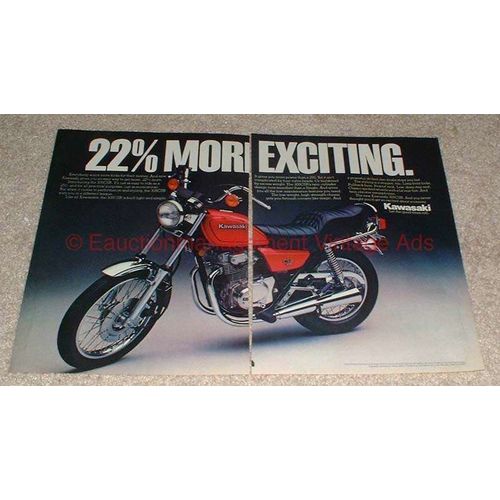 1981 Kawasaki 305CSR Motorcycle 2-page Ad, Exciting!!