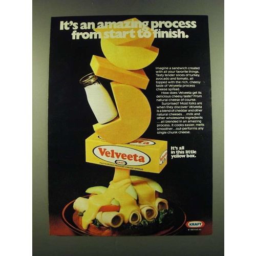1983 Kraft Velveeta Ad - It's an amazing process from start to finish