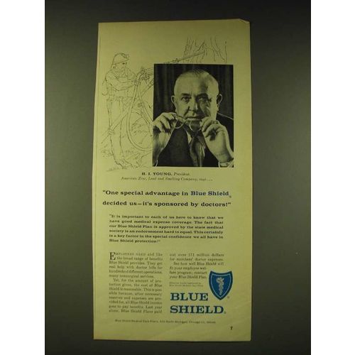 1960 Blue Shield Insurance Ad - One special advantage