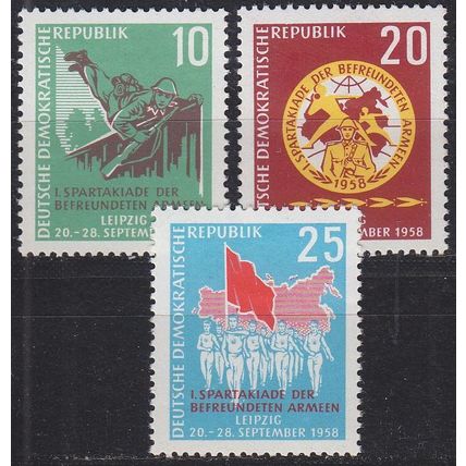 GERMANY DDR [1958] MiNr 0657-59 ( **/mnh )