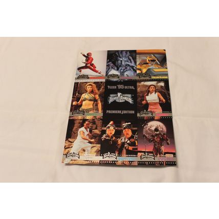 1995 Fleer Ultra Mighty Morphin Power Ranger The Movie PROMO SHEET