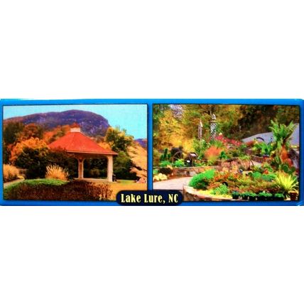 Lake Lure North Carolina 2 Scene Fridge Magnet