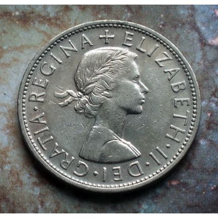 1962 Queen Elizabeth II Cupro-Nickel Half-crown British English