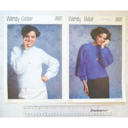 Vintage: Wendy 3507 sweaters, mohair