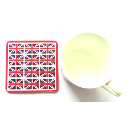 Union Jack Fine China Mug & Coaster Set 8 CM