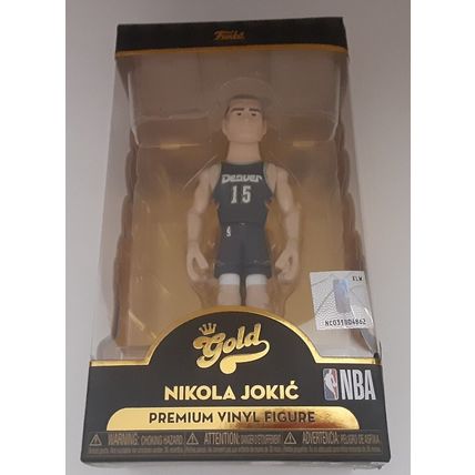 2021 Funko Gold NBA Nikola Jokic' Denver Nuggets 5 " Inch Premium Vinyl Figure