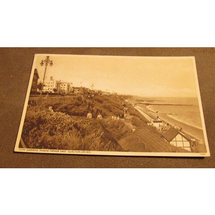 1950 Fr Postcard - Cliff Gardens & Marine Parade - Clacton on sea - Essex
