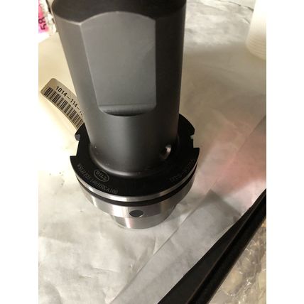 NEW BILZ UTS-93255 WSLH E25 140/ HSKA100 ENDMILL TOOL HOLDER, 25mm-BORE,Ay