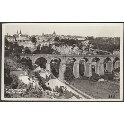 Vue Générale, Luxembourg Ville, 1956 - Sibenaler Photo CPSM