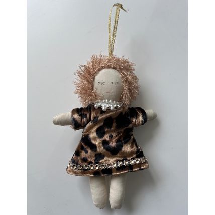 FEMALE IN LEOPARD PRINT DRESS PLUSH