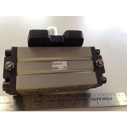 NEW SMC CDRA1FS63-90C PNEUMATIC ROTARY ACTUATOR, 90* ROTATION,TK