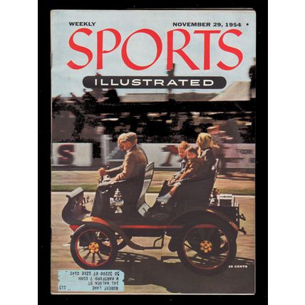 Vintage Nov 1954 Sport Illustrated Mag ~ Vintage British Sports Car Club