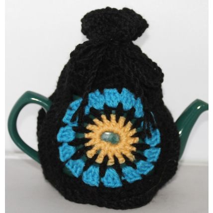Hand Crocheted 2 Cup Retro Style Granny Square Tea Cosy - Made in Australia