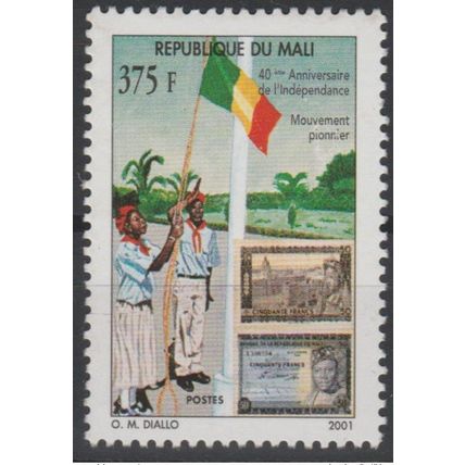 Mali 2001 Mi. 2577 40 ans de l'Indépendance Mouvement pionnier 1 val.