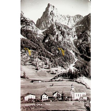 Gschnitz 1242 m Tirol, Austria, 3067 RP Alpiner Kunstverlag, Postcard