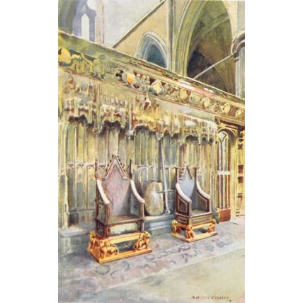 CHURCH OF THE CORONATION: WESTMINSTER ABBEY 1902 PRINTS