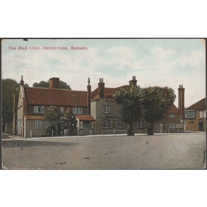 The Red Lion, Handcross, Sussex, 1907 - Harry Tullett Postcard