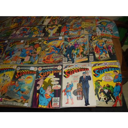 GIANT SUPERMAN BRONZE AGE 1970’s LOT! 50% OFF GUIDE!!! $240.00 + shipping!!