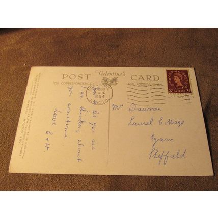 Valentines Postcard - Storm @ Blackpool - Artist Edward Hailey A1348