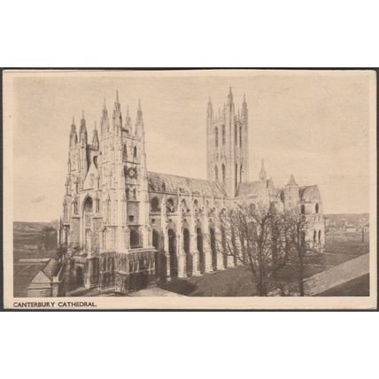 Canterbury Cathedral, Kent, c.1940s - Postcard
