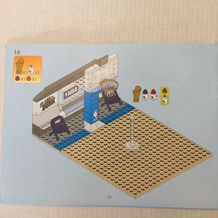 C3 Out of the Box Slam Dunk Contest Basket Brick Set (No Figures)