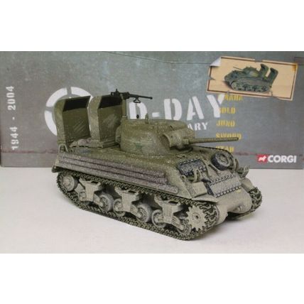 M4A3 SHERMAN US ARMY NORMANDY FRANCE D-DAY JUNE 6TH 1944 - CORGI US51011 1/50