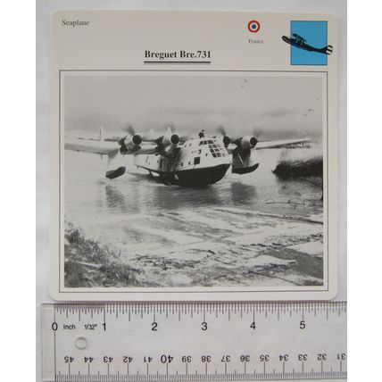 Breguet Bre.731 - France - Seaplane - Collectors Club Card