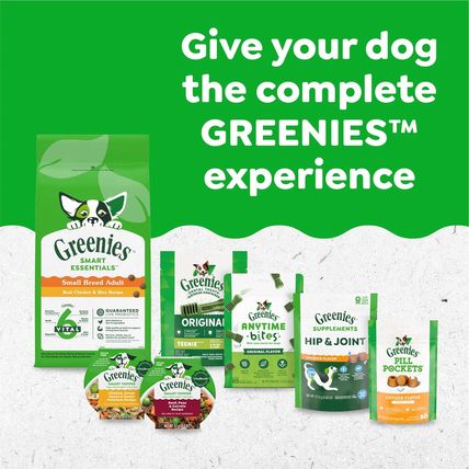 Greenies Original Teenie Natural Dental Care Dog Treats, 54 Oz. Pack (192 Treats
