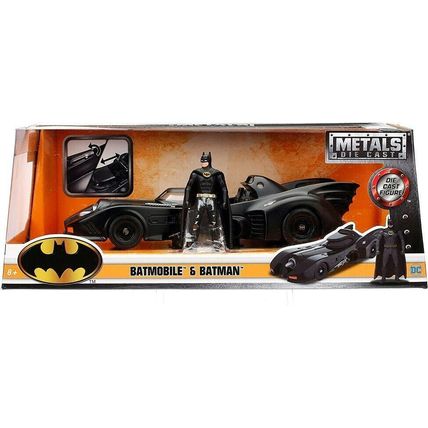 1989 BATMOBILE WITH BATMAN FIGURE - JADA JAD98260 1/24