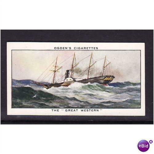 Ogden's Cards 1939 Sea Adventure No27 The Great Western Fine Mint