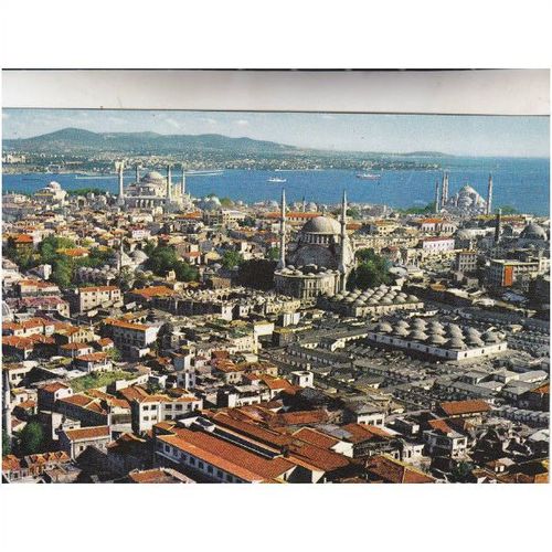 Colour Postcard - St. Sophia & the Blue Mosque Istanbul Turkey