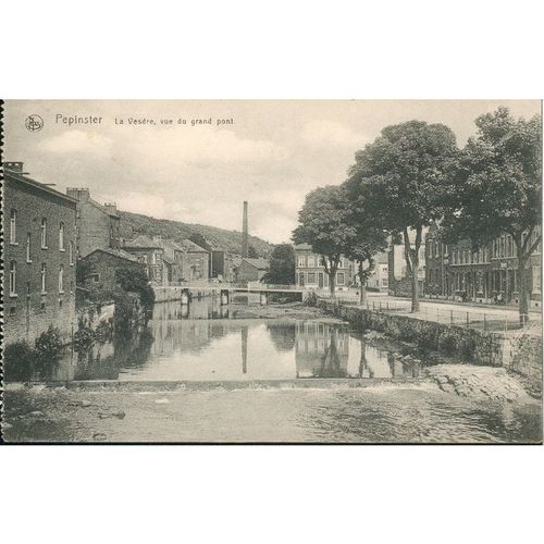 Nels Vintage Belgian PC - Pepinster - La Vestre, vue de grand pont