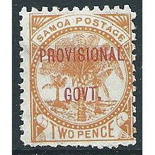 Samoa 1899 SG92 2d Dull Orange Provisional Government Mounted Mint .. .