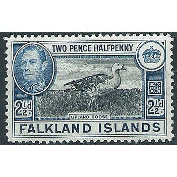 Falkland Islands 1949 SG152 2 1/2d Black & Blue Mounted Mint ... .