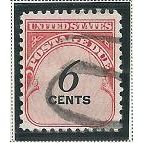 US POSTAGE DUE STAMP 6 cent (J94) 1959 used