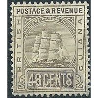 British Guiana 1905 SG247 48c Grey & Purple-Brown Very Fine Used . . ..