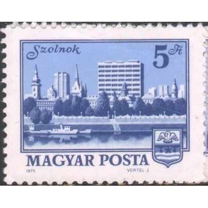 Hungary 1975 - SG2744 - 5fo blue/cobalt - Szolnok - MWG