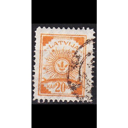 LETTLAND LATVIJA [1919] MiNr 0010 A ( O/used )