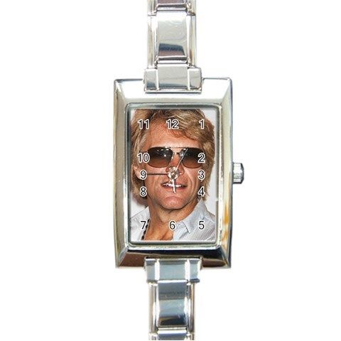 Jon Bon Jovi Italian Charm Rectangular Watch [32976129]