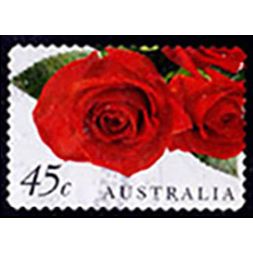 Australia 1999 Flowers 45c Used P&S Stamp Roses
