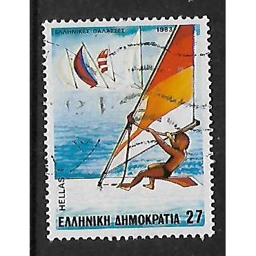 GREECE 1983 SPORTS 27d WINDSURFING SG1621 FINE USED