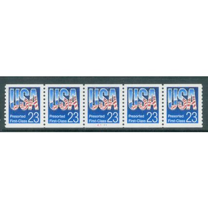 2606 23c U.S. Flag Fine MNH PNC A1111/5 V0772