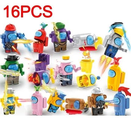 Weapons Base Game Star Space Alien Peluche Figure 16 PCs Bricks Sets Kids Kits