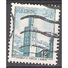 Maroc 1955 Michel 396 O Cote (2005) 0.60 € Minaret de Chella Cachet rond