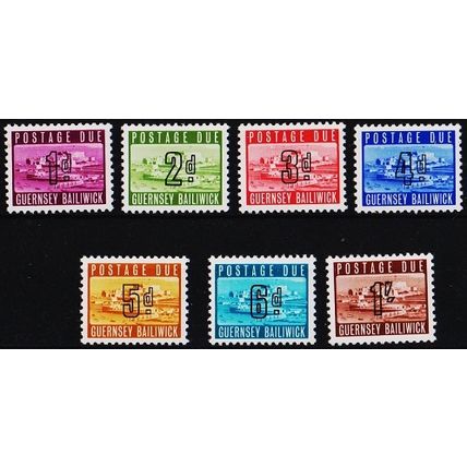 Guernsey. 1969 Set(7) S.G.D1/D7 Unmounted Mint