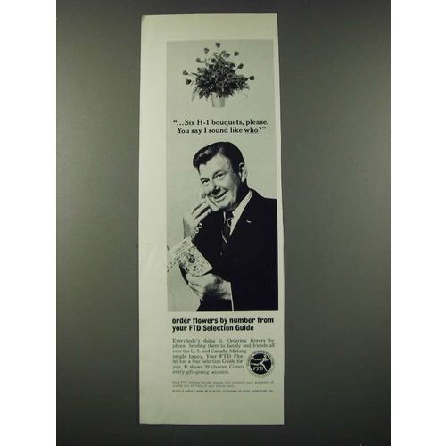 1964 FTD Florist Ad - Arthur Godfrey