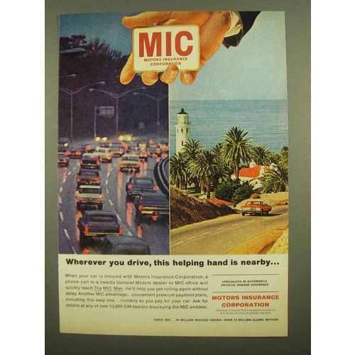 1965 Motors Insurance Corporation MIC Ad - Wherever